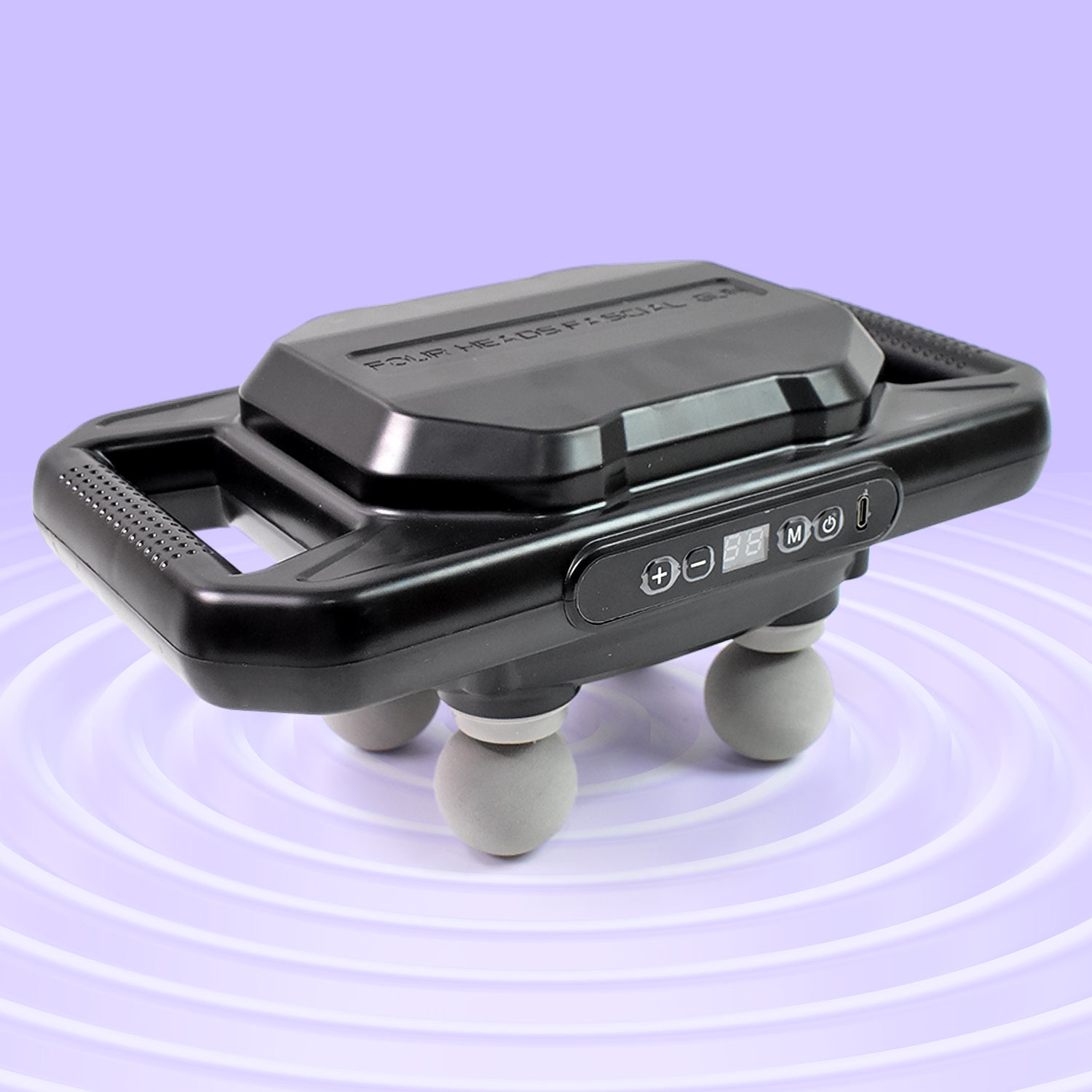 Handheld Full Body Massager 4-Head Massage Gun (1 Pc / Mix Color) Handheld Full Body Massager 4-Head Massage Gun (1 Pc / Mix Color)